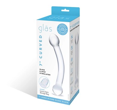 Szklane dildo - Glas Curved G-Spot Stimulator